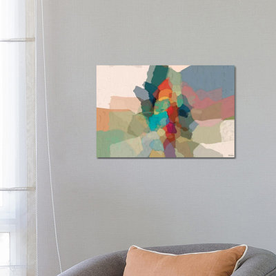 Cascade III 1 Piece Wrapped Canvas Wall Art