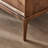 All solid wood black walnut retro locker