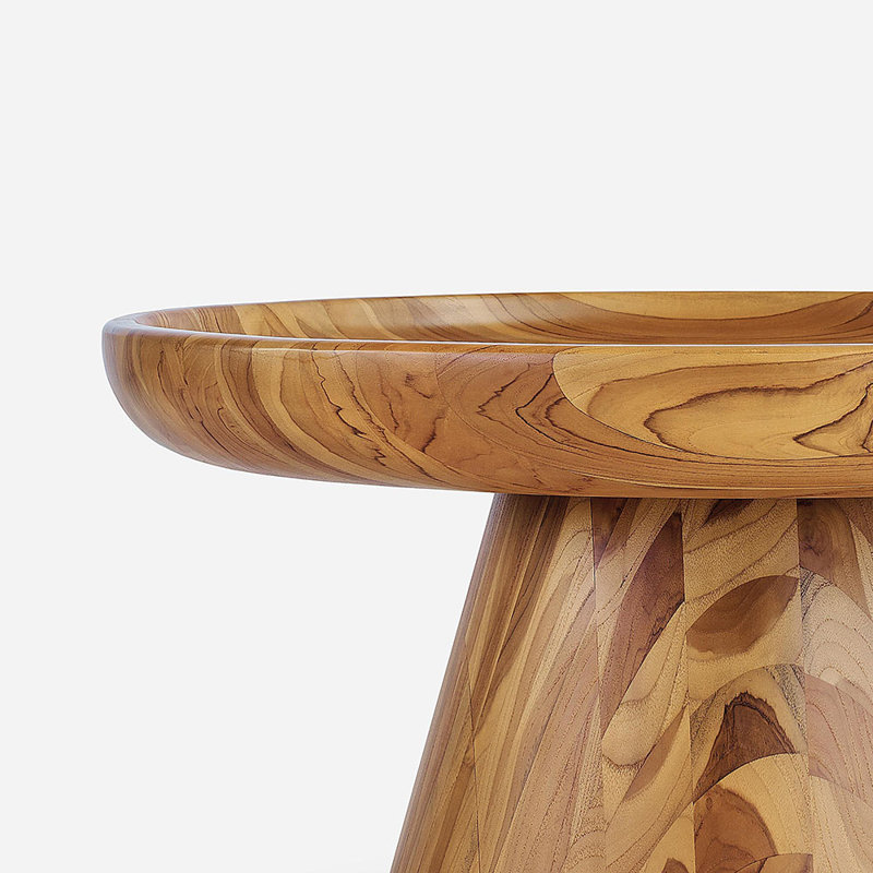 Table basse en bois massif, Naturel