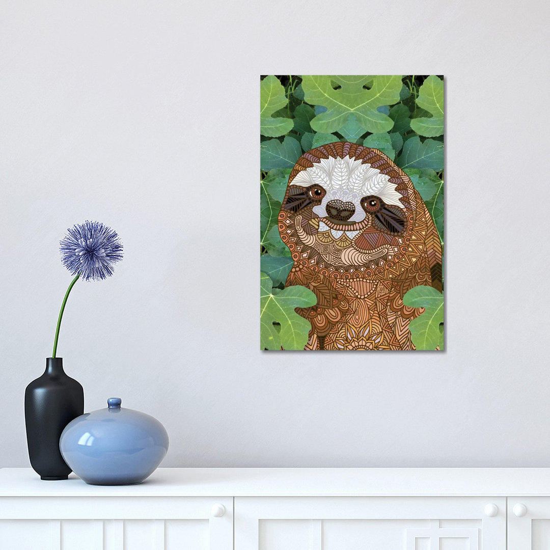 Leinwandbild Happy Sloth