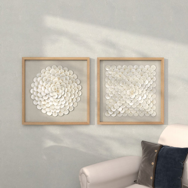 https://assets.wfcdn.com/im/06356263/resize-h600-w600%5Ecompr-r85/2397/239724560/2+Piece+Cream+Shell+Handmade+Overlapping+Shells+Geometric+Shadow+Box+with+Canvas+Backing+Set.jpg