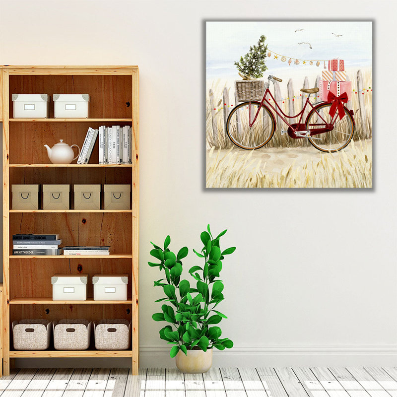 Christmas Coast I - reproduction d'art sur toile, H 24 po x l 24 po