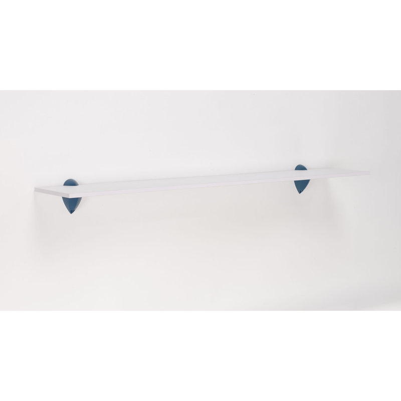 Bracket Shelf, Green, 3.38" H x 36.00" W x 7.06" D