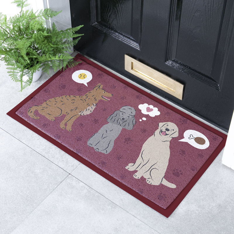 Whipple Non-Slip Animal Print Indoor / Outdoor Doormat
