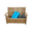 Banc de rangement en teck Del-Amo