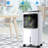 Costway 215 CFM Indoor & Outdoor Portable Indoor Outdoor Wi-Fi Connected Direct Evaporative Cooler with Remote Included