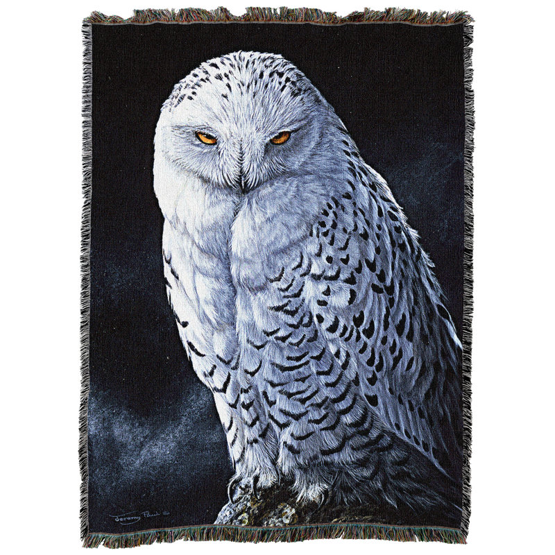 Jeté en coton Pure Country Weavers, 442 Harfang des neiges
