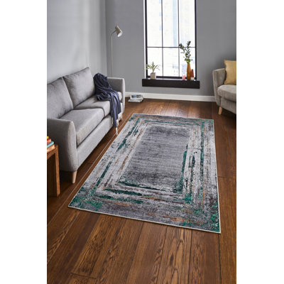 Eco-Friendly Hall Carpet, 100% Polyester, 39.4 x 59.1 inches | Antibacterial, Non-Slip PVC Dot Underside, 650 g/m² | Machine Washable, Digital Print, Low Pile Height 0.2 inches | Perfect for Living Room & Entryway Decor