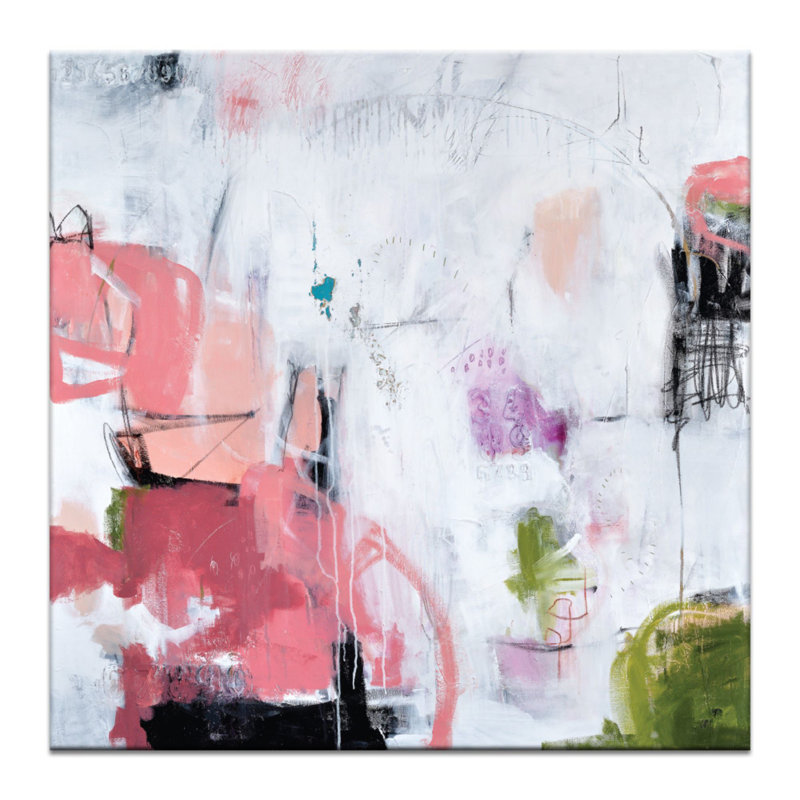 Julie Ahmad - Print on Canvas, Wrapped Canvas, 41cm H x 41cm W