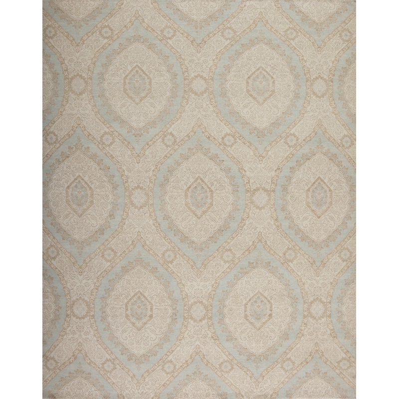 Prestige Hand Knotted Wool Area Rug, Rectangle 8' x 10'
