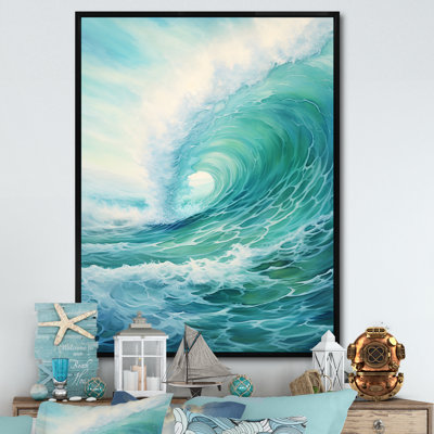 Tempête sarcelle et vague Expression III