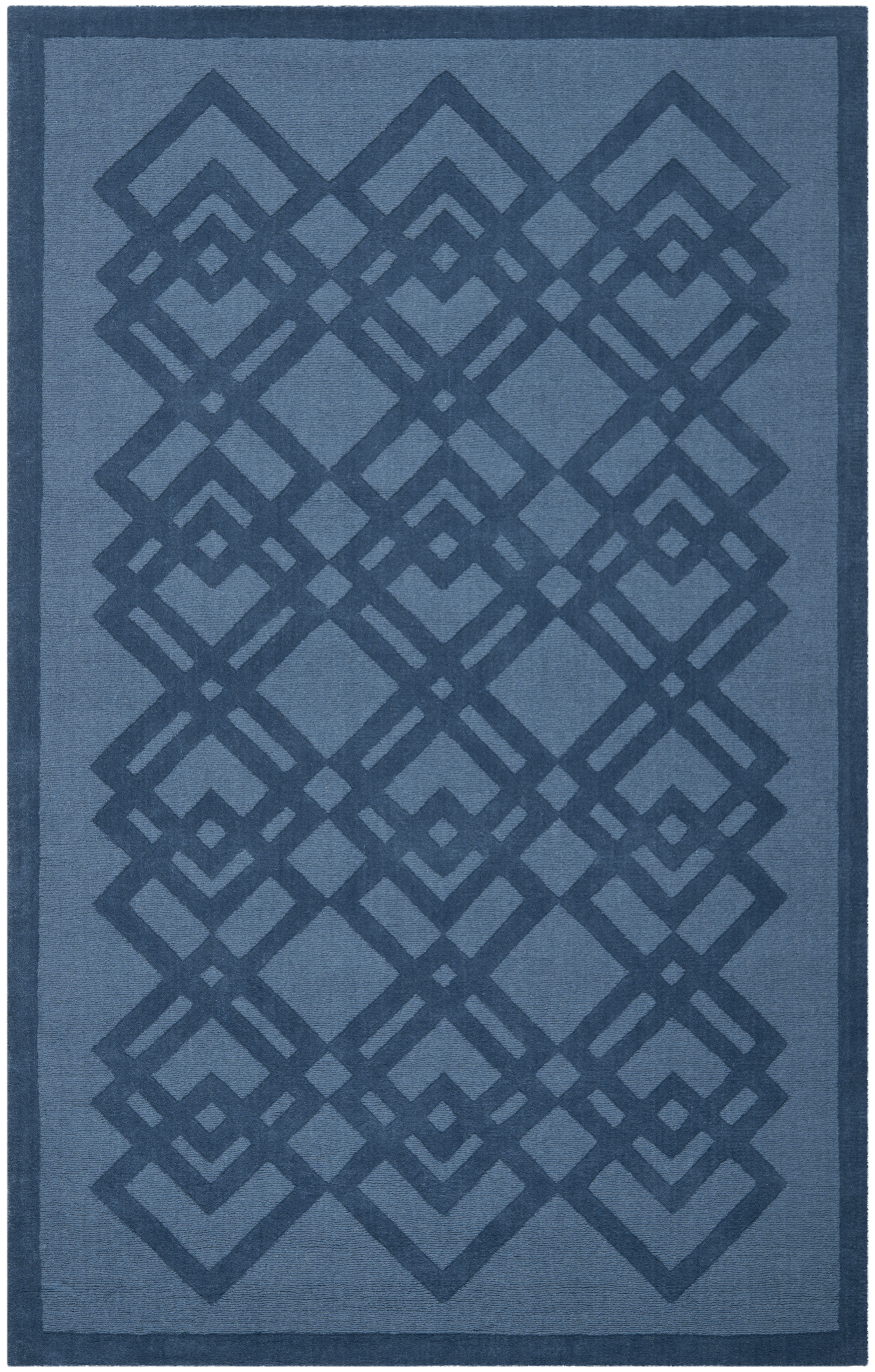 Viewpoint Rug Safavieh Viewpoint Carved Msj Hand Loomed Wool Geometric Rug & Reviews ...