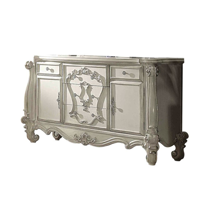  Commode combinée 70 po en bois massif 70 po