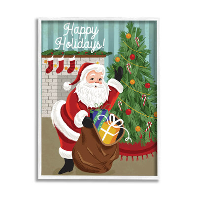 " Happy Holidays Santa Gift Bag " by Arrolynn Weiderhold