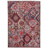 High-Quality Hand-Knotted Pink And Red Area Rug