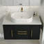 Meuble-lavabo suspendu moderne avec lavabo