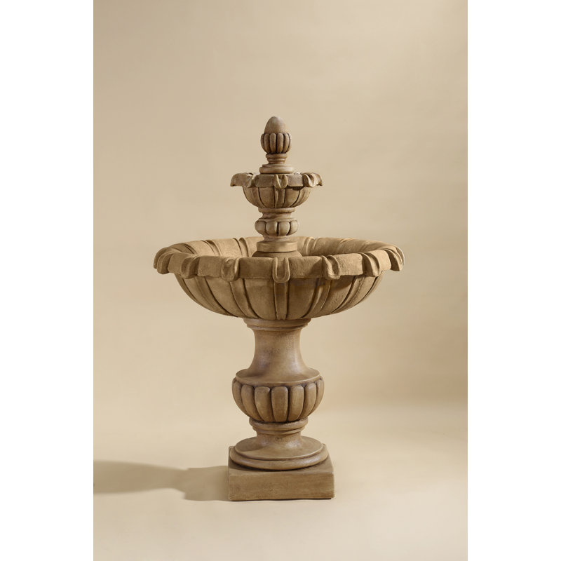 Petite Chateau Hand Crafted Weather Resistant Floor Fountain