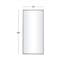 Wooden wall mirror with slim, minimalist frame-413346694-413346714