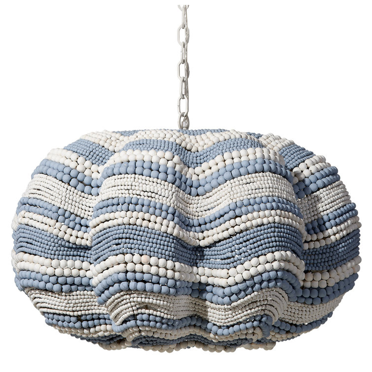 Clamshell 4 - Light Dimmable Novelty Chandelier