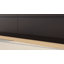 Commode Cataliyah pour la chambre à coucher, commode moderne à 6 tiroirs avec bureau coulissant, commode large avec station de charge, commode à DEL pour la chambre à coucher, placard, vestibule, noir-331232491