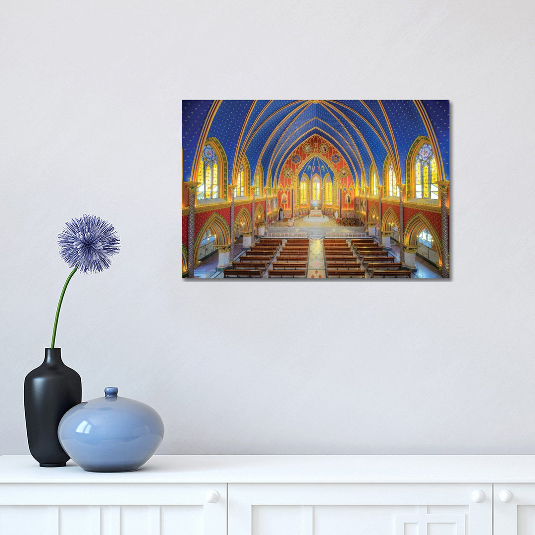 Interior Of The Cathedral I by Glauco Meneghelli - Wrapped Canvas Print