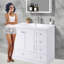 Meuble-lavabo sur pieds 36 po style Shaker-172221512