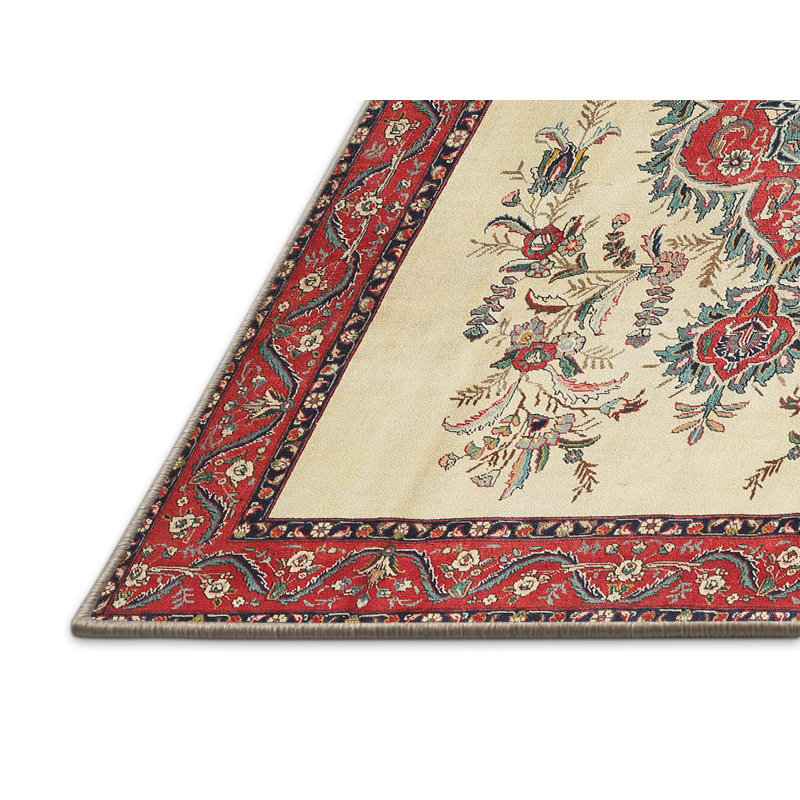 Tapis oriental beige, Rectangle 7 pi x 10 pi