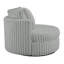 Fauteuil demi-tonneau surdimensionné Mindy