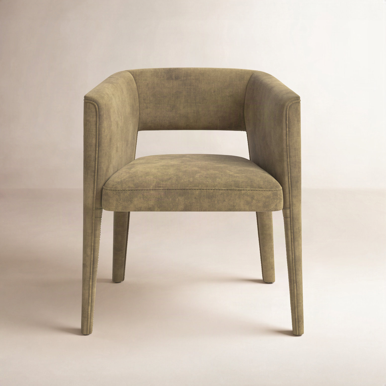 Darrin Dining Armchair, Velvet Green