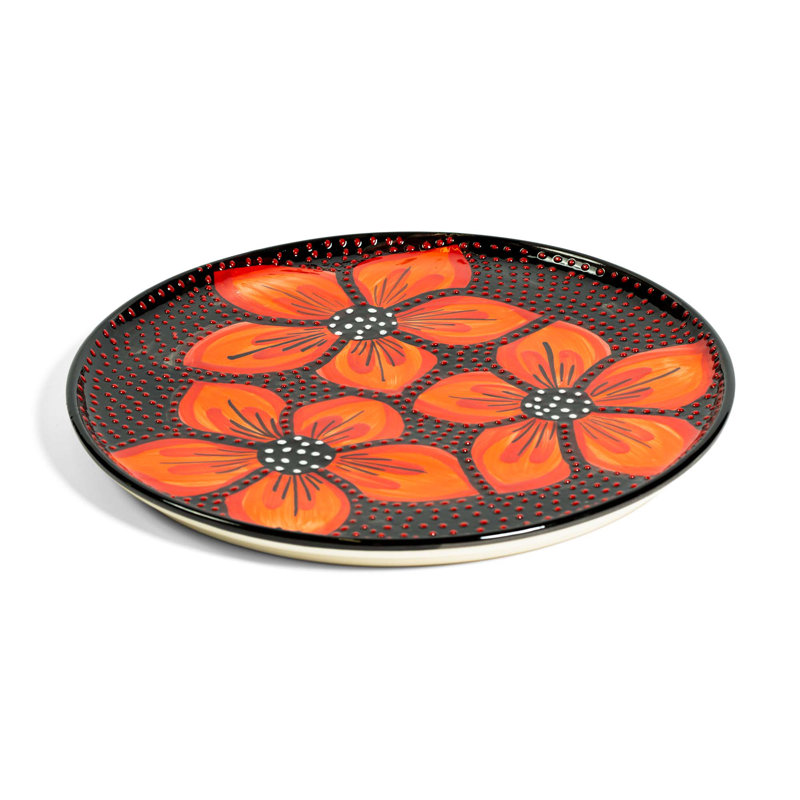 Marlow Home Co. Ilsa Ceramic Round Serving Platter
