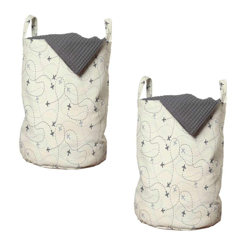 Ensemble de 2 sacs à linge Orren Ellis