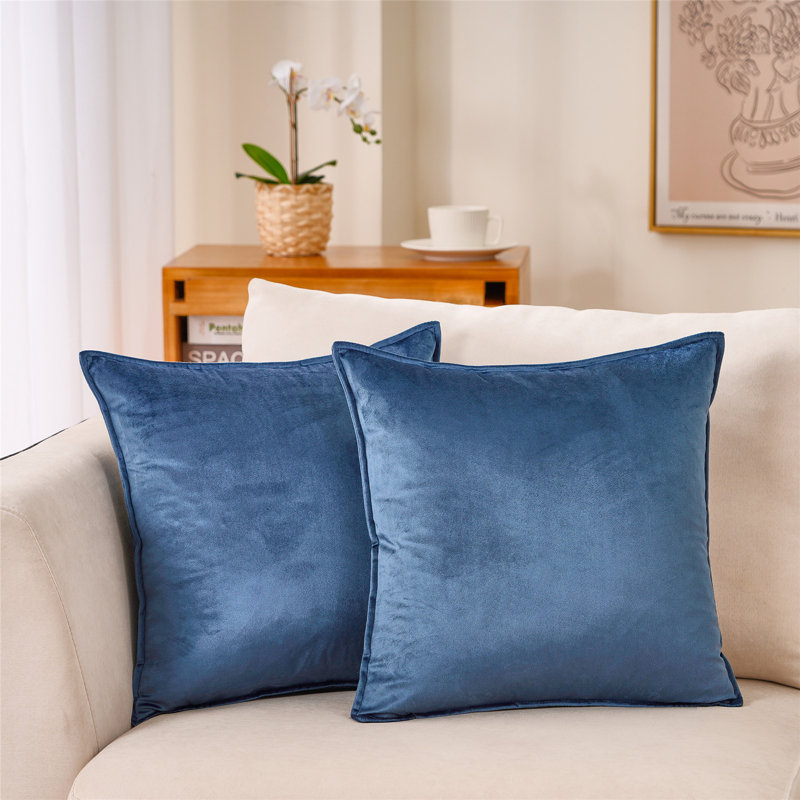 Coussin réversible , Bleu foncé
