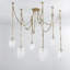 Daith Etched Glass Chandelier by Noz Nozawa for Corbett Lighting-1529619786