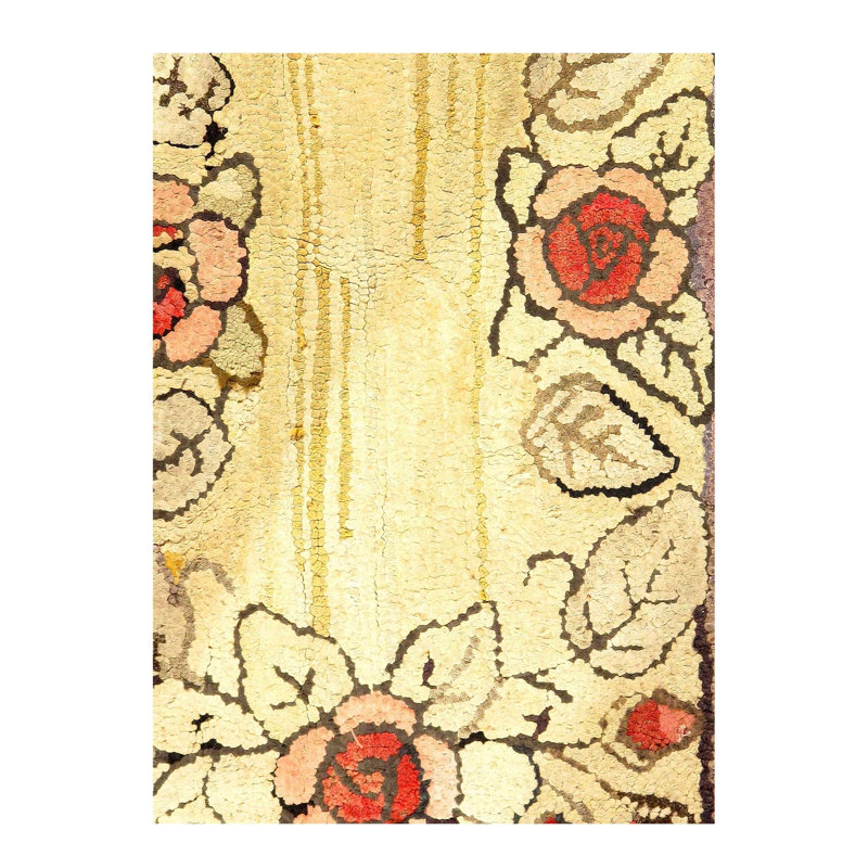Meinir Oriental Area Rug in Beige