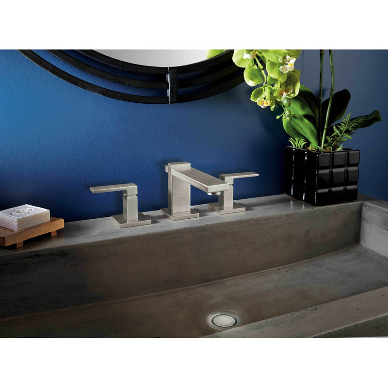 Morro Bay 8" Widespread Lavatory Faucet, Satin Brass