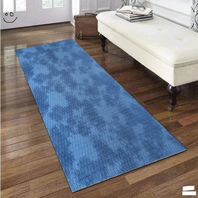 Rectangle Geometric and Abstract Berber Area Rug