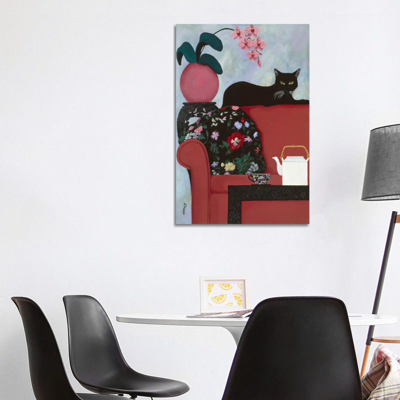 Afternoon Tea by Jan Panico - Wrapped Canvas Painting