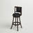 Arushan Swivel Upholstered Faux Leather Counter Stool with Solid Wood Frame-156030095-184404755