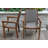 Fleur 6 - Person Wood Patio Dining Set with Round Table