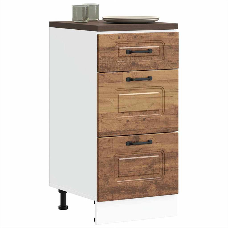 Kitchen Base Cabinet Kalmar Engineered Wood, Old Wood