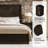 Graciana 60"H Modern Solid Wood Fluted Bed-45348698-54180552