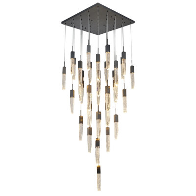 Modern 41 Light Hanging Crystal Chandelier