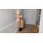 Inlight 59" High Double Shade Pull Chain Modern Floor Lamp for Living Room，IN-0857-2-BK-WF