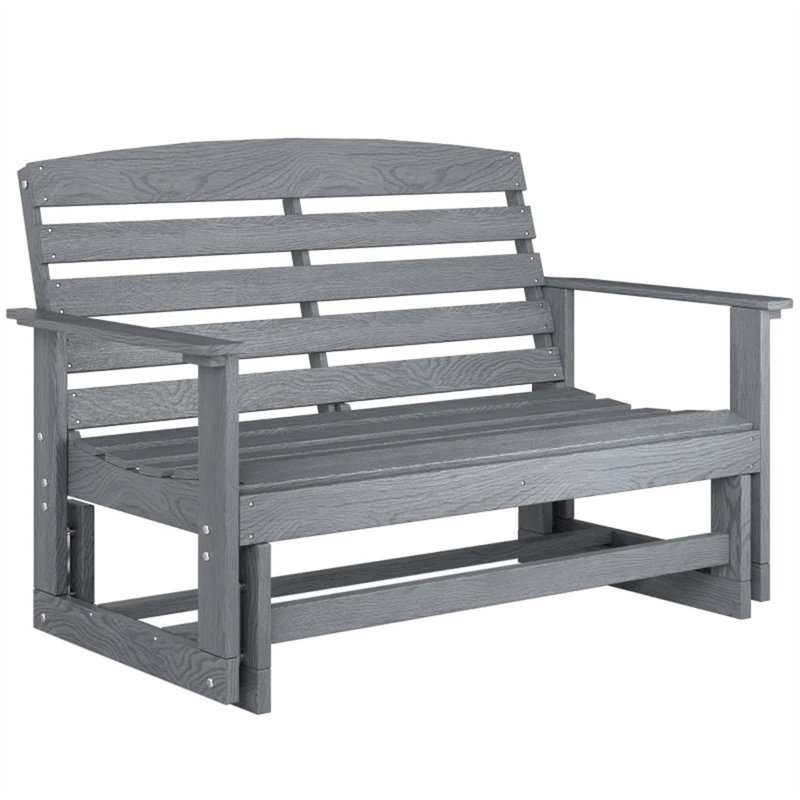 Patio Bench, Gray