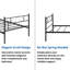 Classic Metal Bed Frame with Decorative Headboard & Footboard-1949914837-1949914839