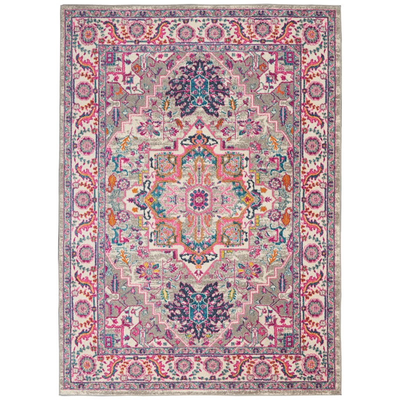 Oriental Indoor Rug, Rectangle 5'3" x 7'3"