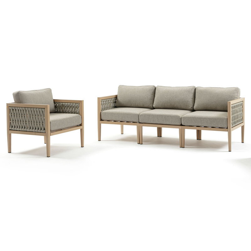 Canapé modulaire et intérieur 2 pièces Suzuyo, 2 Pieces: Sofa & Chair