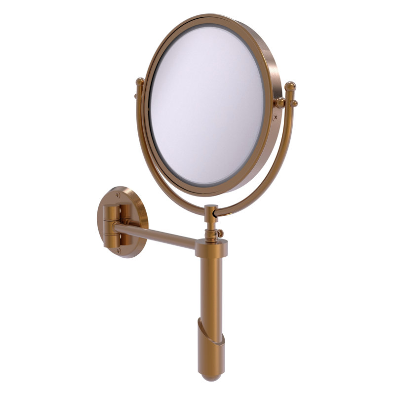 Miroir mural extensible 8 "avec grossissement, 4X, Bronze brossé