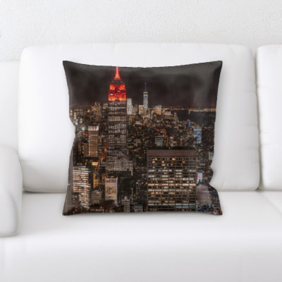 Snider New York City Shots Throw Pillow