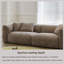 Canapé en chenille taupe 125,98 "-129982400